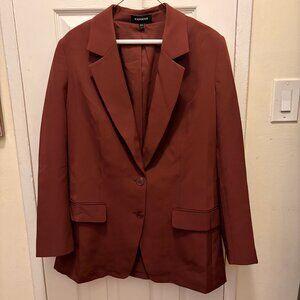 Express Women’s Blazer – Rust Brown – Size L – New Without Tags